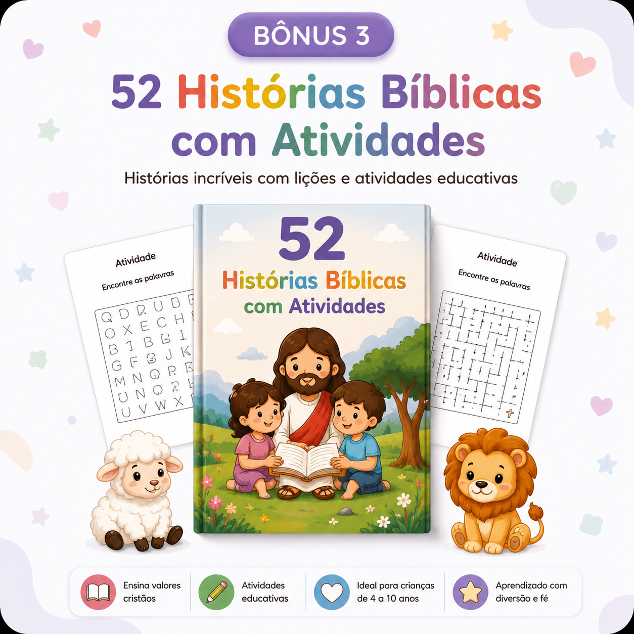52 Histórias Bíblicas com Atividades